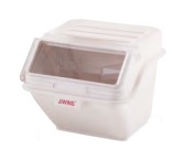 Контейнер для сыпучих продуктов 40л, 43х48см h59см, цвет белый, серия Jiwins JW-S40