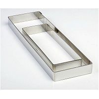 Форма кондитерская "Прямоугольник" 8х28см h2см, нерж.сталь X288020