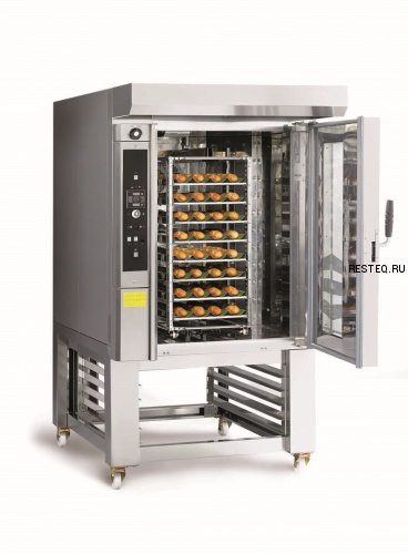Печь миниротационная газовая с подставкой с направляющими Apach BAKERY С46CS EMPTA