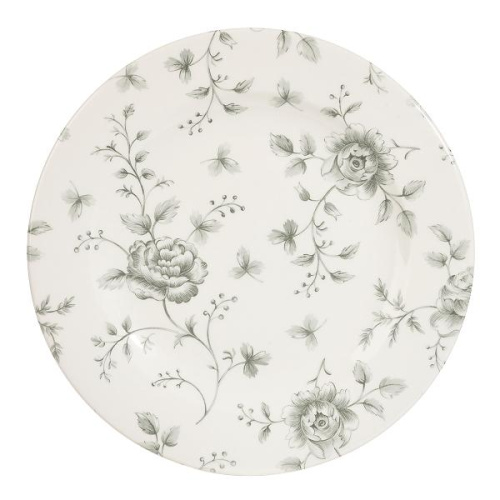 Тарелка мелкая 17см Vintage Prints, цвет Grey Rose Chintz RCGVP651
