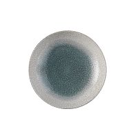 Тарелка мелкая 26см, без борта, цвет Raku Duo Agate-Topaz, Studio Prints RDATEV101