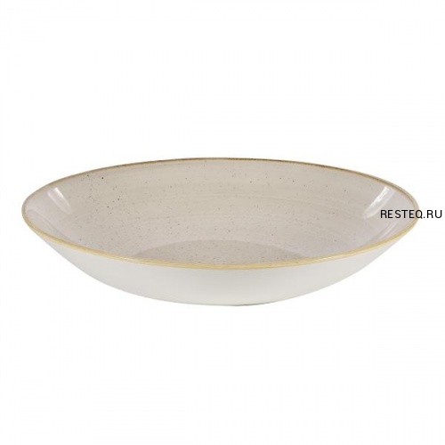 Тарелка глубокая 31см 2,4л, без борта, Stonecast, цвет Nutmeg Cream SNMSPLC21