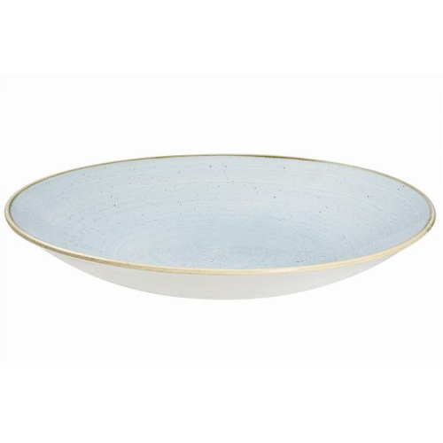 Тарелка глубокая 22,5см h2,7см, без борта, Stonecast, цвет Duck Egg Blue SDESPD221