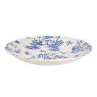 Тарелка глубокая 22,5см h2,7см, без борта, Vintage Prints, цвет Prague Toile TOPPD221