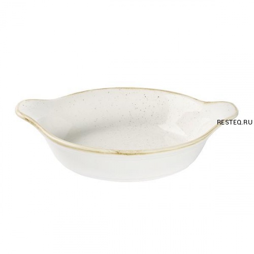 Форма для запекания d15см/18см 0,30л, с ручками, Stonecast, цвет Barley White SWHSSREN1