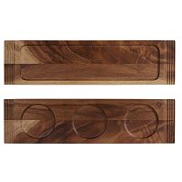 Блюдо деревянное 49,5х13см, двухстороннее, Buffet Wood ZCAWDBH31