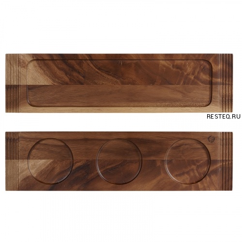 Блюдо деревянное 49,5х13см, двухстороннее, Buffet Wood ZCAWDBH31