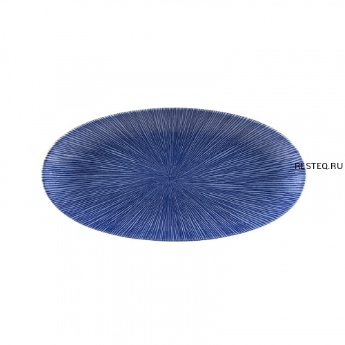 Блюдо овальное CHEFS 29,9х15см, без борта, цвет Agano Blue, Studio Prints AGBUOV301