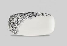 Блюдо прямоугольное CHEFS 29,8х15,3см, без борта, цвет Kintsugi Quartz Black KAQBXO111