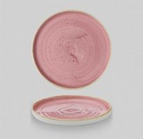 Тарелка мелкая d26см h2см с прямым бортом, Chefs Plate, Stonecast Petal Pink SPPSWP261