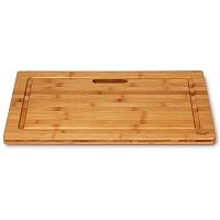 Доска сервировочная MULTI-CHEF с бороздкой и поддоном, 54,8х34,5см h4см, бамбук BP003