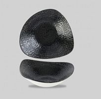 Салатник треугольный 0,60л d23,5см, без борта, цвет Homespun Chroma, Studio Prints HCBKTRB91