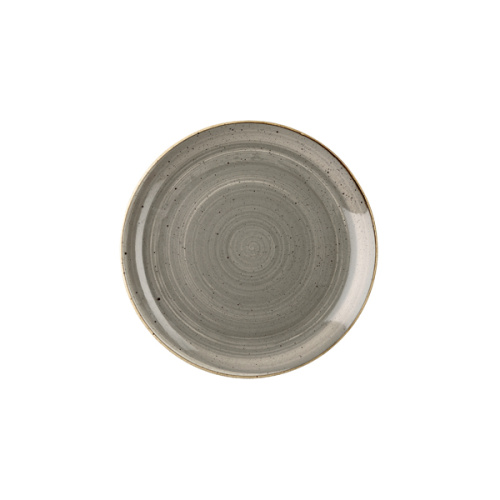 Тарелка мелкая 16,5см, без борта, Stonecast, цвет Peppercorn Grey SPGSEVP61