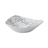 Салатник треугольный 0,60л d23,5см, без борта, цвет Kintsugi Agate Grey, Studio Prints KTAGTRB91