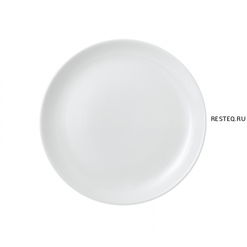 Тарелка мелкая 28,8см, без борта, Vellum, цвет White полуматовый WHVMEV111