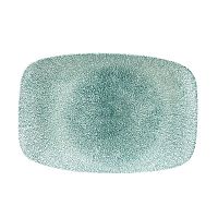 Блюдо прямоугольное CHEFS 30х19,9см, без борта, цвет Raku Jade Green, Studio Prints RKJGOBL41