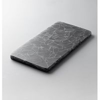 *Доска сервировочная 27х13,5см, стекло, серия FREEZE SLAB, цвет серый FS-M-GR