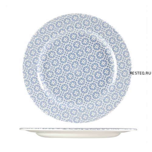 Тарелка мелкая 27,6см Moresque Prints, цвет Moresque Blue MQBLVP581
