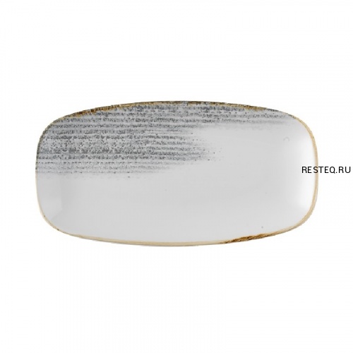 Блюдо прямоугольное CHEFS 35,5х18,9см, без борта, цвет Jasper Grey, Studio Prints Homespun Accents H