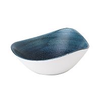 Салатник треугольный 0,37л d18,5см, без борта, Stonecast Aqueous, цвет Lagoon SALGTRB71
