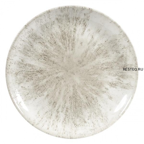 Тарелка мелкая 28,8см, без борта, цвет Stone Agate Grey, Studio Prints STAGEV111