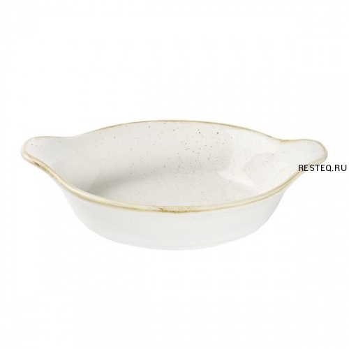 Форма для запекания d17,5см/21,5см 0,59л, с ручками, Stonecast, цвет Barley White SWHSLREN1
