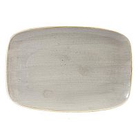 Блюдо прямоугольное CHEFS 30х19,9см, без борта, Stonecast, цвет Peppercorn Grey SPGSOBL41