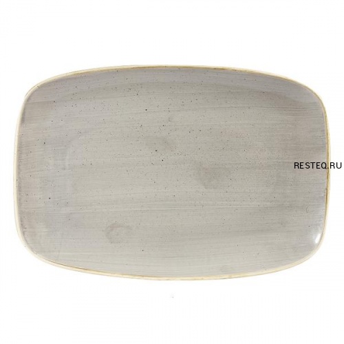 Блюдо прямоугольное CHEFS 30х19,9см, без борта, Stonecast, цвет Peppercorn Grey SPGSOBL41