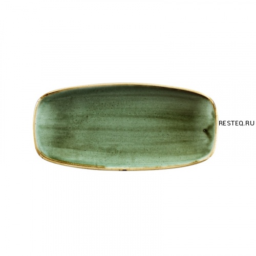 Блюдо прямоугольное CHEFS 26,9х12,7см, без борта, Stonecast, цвет Samphire Green SSGSXO101