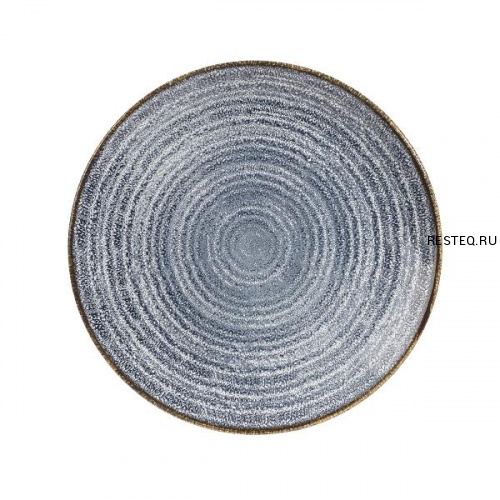 Тарелка мелкая 21,7см, без борта, цвет Slate Blue, Studio Prints SPSBEVP81