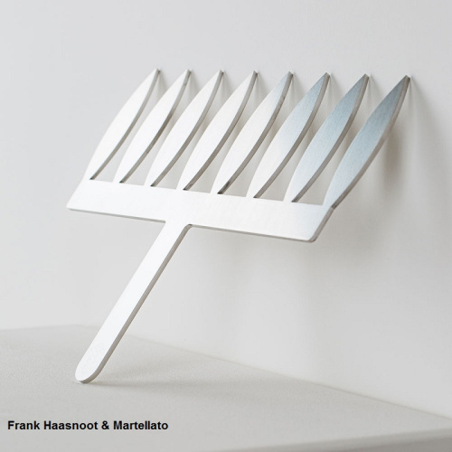Трафарет для декора "LEAF COMB" h8см, нерж.сталь, дизайн - Frank Haasnoot 20FH01L Трафарет для декора "LEAF COMB" h8см, нерж.сталь, дизайн - Frank Haasnoot 20FH01L