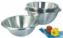 Миска полусферическая 2,0л d20см, без ручек, нерж.сталь BW20