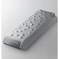 *Подиум 35х9,5см h3см, матовый, с фактурой, стекло, серия TOP, цвет серый TOP-M-GR-MAT