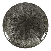 Тарелка мелкая 28,8см, без борта, цвет Stone Quartz Black, Studio Prints STQBEV111