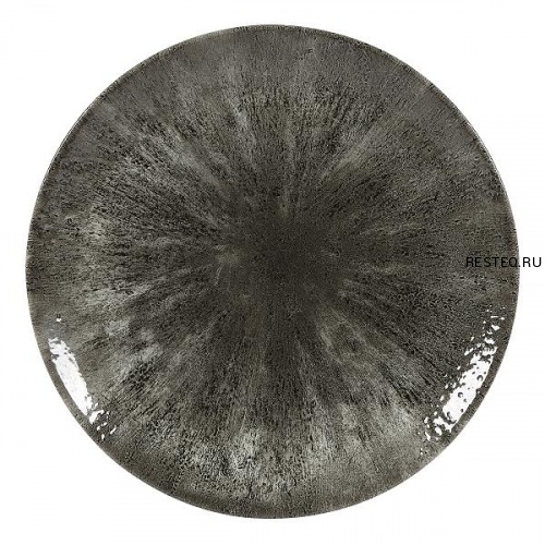 Тарелка мелкая 28,8см, без борта, цвет Stone Quartz Black, Studio Prints STQBEV111
