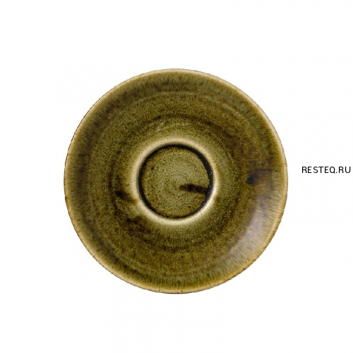 Блюдце 11,8см Stonecast Plume, цвет Olive PLGRESS1