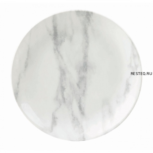 Тарелка мелкая 16,5см, без борта, Textured Prints, цвет Marble Grey MGYEVP61
