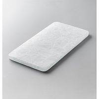 *Доска сервировочная 27х13,5см, стекло, серия FREEZE SLAB, цвет белый FS-M-WT