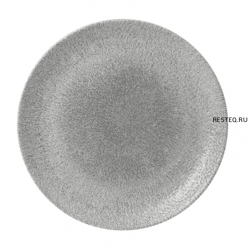 Тарелка мелкая 28,8см, без борта, цвет Raku Jasper Grey, Studio Prints RKGJEV111