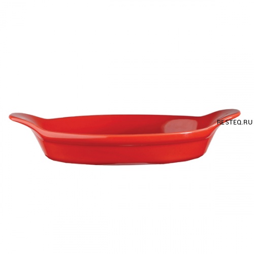 Форма для запекания овальная 23,2х12,5см 0,38л, цвет красный, Cookware REDIOEN1