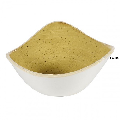 Салатник треугольный 0,26л d15,3см, без борта, Stonecast, цвет Mustard Seed Yellow SMSSTRB61 Салатник треугольный 0,26л d15,3см, без борта, Stonecast, цвет Mustard Seed Yellow SMSSTRB61