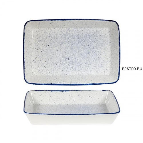 Форма для запекания 38х25см h6,2см 3,5л, Stonecast Hints, цвет Indigo Blue SHBIRLBD1