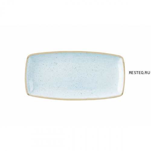 Блюдо сервировочное 29,5х15см, без борта, Stonecast, цвет Duck Egg Blue SDESOP111