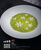 Форма силиконовая "Snowflake" mm d 23 - d 35 - d46  -d57 h 1,5,  24 ячейки GG065