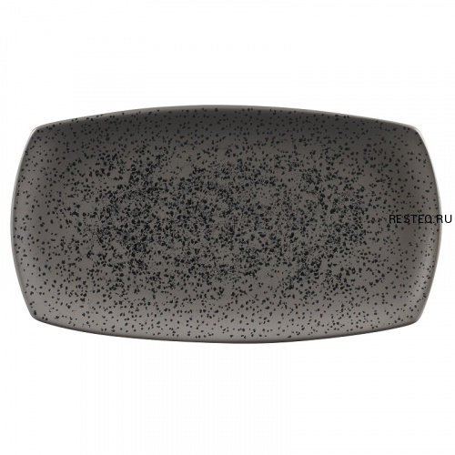 Блюдо прямоугольное узкое 35,5х19см, без борта, Menu Shades, цвет Caldera Flint Grey ZCCGNRPL1
