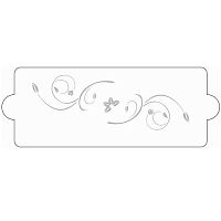 Трафарет для декорирования 34,7х12,7см, пластик 40-W097