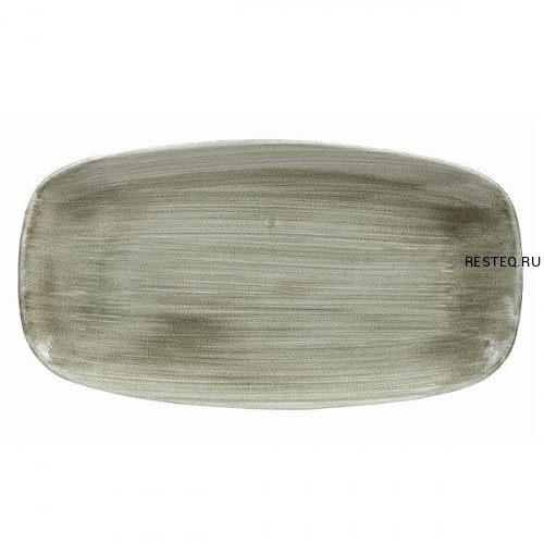Блюдо прямоугольное CHEFS 29,8х15,3см, без борта, Stonecast Patina, цвет Burnished Green PABGXO111