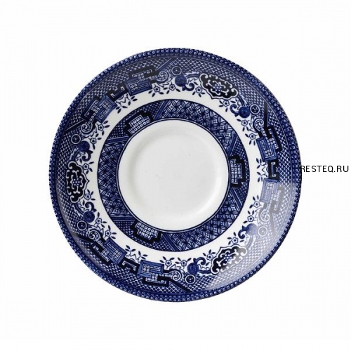 Блюдце 14,1см Vintage Prints, цвет Georgian Blue Willow BWLGTS1