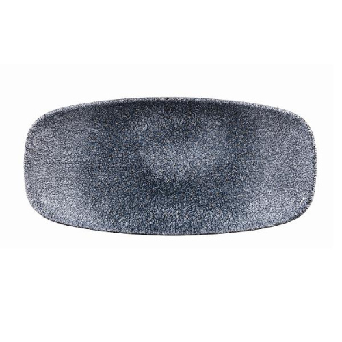 Блюдо прямоугольное CHEFS 26,9х12,7см, без борта, цвет Raku Topaz Blue, Studio Prints RKTBXO101