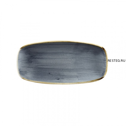 Блюдо прямоугольное CHEFS 26,9х12,7см, без борта, Stonecast, цвет Blueberry SBBSXO101